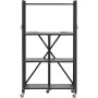 4-etagers sammenfoldelig opbevaringshylde, 26W x 13D x 46H