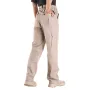 FR Pants for Men, 100% Cotton, Flame-Resistant Cargo Pants with Multi-Pockets and Elastic Waist, Reinforced Tear-proof Stitching