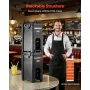 Insulated Beverage Dispenser, 5 Gal/19L Hot and Cold Beverage Server with Spigot & Handle, Food-Grade Thermal Drink Dispenser Co