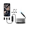 Dual Lens Borescope Endoscope Camera for Android IOS & 3m Snake Cable