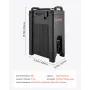 Insulated Beverage Dispenser, 5 Gal/19L Hot and Cold Beverage Server with Spigot & Handle, Food-Grade Thermal Drink Dispenser Co