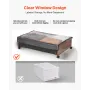 Opbevaring under seng med hjul, 650 x 460 x 180 mm