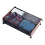 Under Bed Storage with Wheels, 650 x 460 x 180 mm Underbed Containers, Underbed Shoes Organizer with Lockable Wheels, Rolling Un