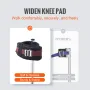 Drywall Stilts, 91.4 cm-127 cm Adjustable Aluminum Tool Stilts with Protective Knee Pads, Durable and Non-slip Work Stilts for S