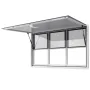 Koncessionsvindue 152x92 cm, Servicevindue i aluminiumslegering