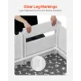 Hundevalseboks, 1,86x0,97x0,5 m, Hundevalsepen i plast med