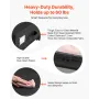 Under Bed Storage with Wheels, 770 x 470 x 173 mm, Underbed Containers with Clear Lid, Underbed Shoe Organizer, Rolling Under th