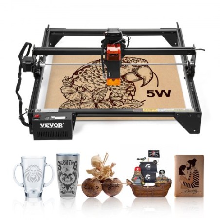 Laser Engraver Laser Engraving Machine 5W Compressed Spot Eye Protection