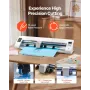 VEVOR Cutting Machine, Automatic Edge Detection Vinyl Cutter Machine with Two Types of Blades, Design Software and Materials, Co