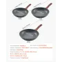 stegepande, æggegryder af aluminium, 3-delt sæt (250, 280, 325