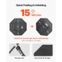 sammenklappeligt pokerbord, 8 spillere 1220 mm sammenklappeligt