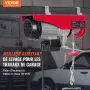 Electric Hoist, 998 kg Lifting Capacity, 1600W 220V Electric Steel Wire Winch with 427 cm Wired Remote Control, 1219 cm Single C