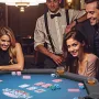 sammenklappeligt pokerbord, 8 spillere 1220 mm sammenklappeligt
