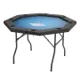 sammenklappeligt pokerbord, 8 spillere 1220 mm sammenklappeligt