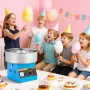 Cotton Candy Machine Commercial, 1000W Electric Candy Floss Maker, Easy Use with 38cm Stainless Steel Bowl and Sugar Scoop, Make