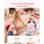 Cotton Candy Machine Commercial, 1000W Electric Candy Floss Maker, Easy Use with 38cm Stainless Steel Bowl and Sugar Scoop, Make
