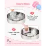 Cotton Candy Machine Commercial, 1000W Electric Candy Floss Maker, Easy Use with 38cm Stainless Steel Bowl and Sugar Scoop, Make