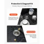 84 cm Kitchen Sink Workstation, Top Mount Granite Sinks, Drop-In Single Bowl Farmhouse Basin with Multiple Accessories, Househol