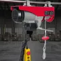 Electric Hoist, 998 kg Lifting Capacity, 1600W 220V Electric Steel Wire Winch with 427 cm Wired Remote Control, 1219 cm Single C