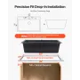 84 cm Kitchen Sink Workstation, Top Mount Granite Sinks, Drop-In Single Bowl Farmhouse Basin with Multiple Accessories, Househol