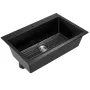 84 cm Kitchen Sink Workstation, Top Mount Granite Sinks, Drop-In Single Bowl Farmhouse Basin with Multiple Accessories, Househol