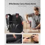 Tool Backpack, 45 Pockets, Heavy-duty Tools Storage Organizer Work Bags with Laptop Compartment & Reinforced Fabric Basee, Elect