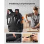 Tool Backpack, 65 Pockets, Heavy-duty Tools Storage Organizer Work Bags with Laptop Compartment & Molded Base, Electrician Jobsi