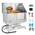 127 cm Electric Dog Grooming Bath Tub Stainless Steel w Water Filter