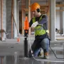 diamantkerneboremaskine, 200 mm borediameter, håndholdt tør og