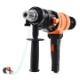Diamond Core Drilling Machine, 200 mm Drilling Diameter, Handheld Dry and Wet Concrete Core Drill Rig with 4 Drill Bits, 1000/22