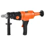 Diamond Core Drilling Machine, 200 mm Drilling Diameter, Handheld Dry and Wet Concrete Core Drill Rig with 4 Drill Bits, 1000/22