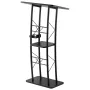 podiestativ, 1180 mm metaltalerstol, buet stående podium med