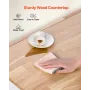 Kitchen Island Cart, with Solid Wood Top and Storage Cabinet, Mobile Rolling Table with Drop Leaf, Drawers, Spice Towel Rack, Po