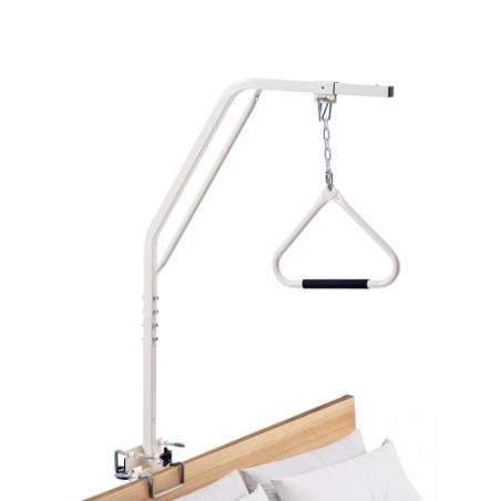 Trapeze Bar for Bed Mobility 250LBS Bed Trapeze with Clamps & Metal Chain