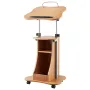 Podium Stand, 1100 mm trætalerstol, bærbart skrivebord til