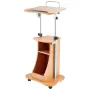 Podium Stand, 1100 mm trætalerstol, bærbart skrivebord til