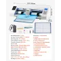 Cutting Machine, Automatic Edge Detection Vinyl Cutter Machine with Design Software and Materials, Compatible with Multiple File