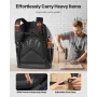 VEVOR Tool Backpack, 56 Pockets, Heavy-duty Tools Storage Organizer Bags with Molded Base, Electrician Jobsite Backpack for Cons