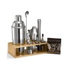 Cocktail Shaker Set 10 Pcs Bartender Kit Stainless Steel Bar Tools Silver