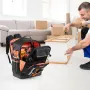 VEVOR Værktøjsrygsæk, 56 Lommer, Kraftig Værktøjsopbevaringstasker med støbt base, Elektriker Jobsite Rygsæk til ulemper