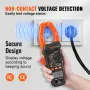 Digital Clamp Meter T-RMS, 6000 tællinger, 1000A klemme