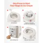 Upright Automatic Ice Cream Maker with Built-in Compressor, 1L No Pre-freezing Gelato Maker & Frozen Yogurt Machine, 4 Modes Ele