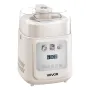 Upright Automatic Ice Cream Maker with Built-in Compressor, 1L No Pre-freezing Gelato Maker & Frozen Yogurt Machine, 4 Modes Ele
