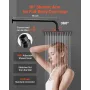 Shower Faucet Set, Rainfall Bathroom Shower System with 10-Inch (25.4cm) Square Rain Shower Head and Handheld Spray, Wall Mounte