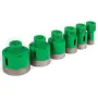 6 stk. Diamond Holesaw Set Diamond Drill Core Bits, M14