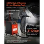 Dry Ice Blasting Machine, 16.5LBS (7.5KG) Capacity Dry Ice Cleaning Machine with 4 Nozzles, Adjustable Pressure & Dry Ice Amount