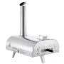 Pizza Oven Outdoor, 12" Pellet Pizza Oven, Portable Pizza-Stove with Built-in Thermometer, Wood Fired Stainless Steel Pizza-Make