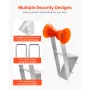 Boat Trailer Winch Stand, 50.8-76.2 mm Winch Posts, Boat Trailer Winch Seat with TPU Orange Roller & U-Bolts, Suitable for Jet S