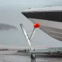 VEVOR Boat Trailer Spil Stand, 50,8-76,2 mm Spil Pæle, Boat Trailer Spil Sæde med TPU Orange Rulle & U-bolte, Velegnet til