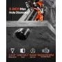 Diamond Core Drilling Machine, 200 mm Drilling Diameter, 2-in-1 Handheld & Stand-Mount Dry and Wet Concrete Core Drill Rig with 